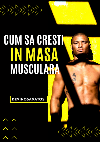 Cum să Crești în Masă Musculară. Ghid complet digital PDF.